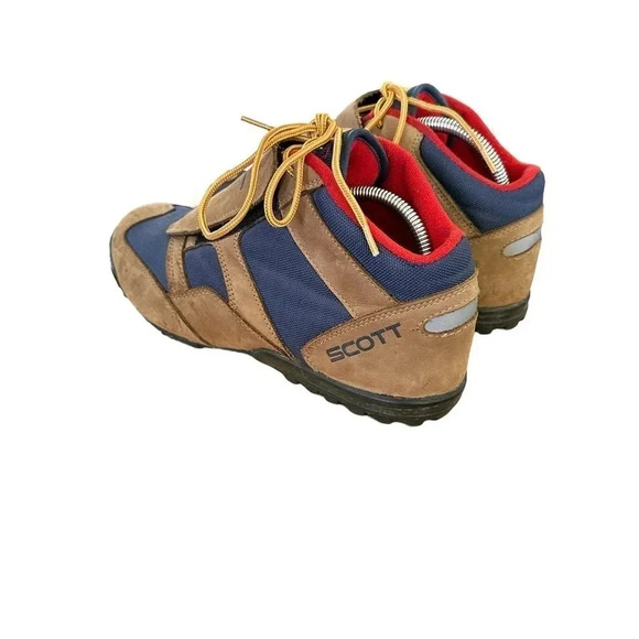 Scott mens Navy Brown Over Rock SPD MTB Cycling Shoes Size US 11 - Picture 6 of 9